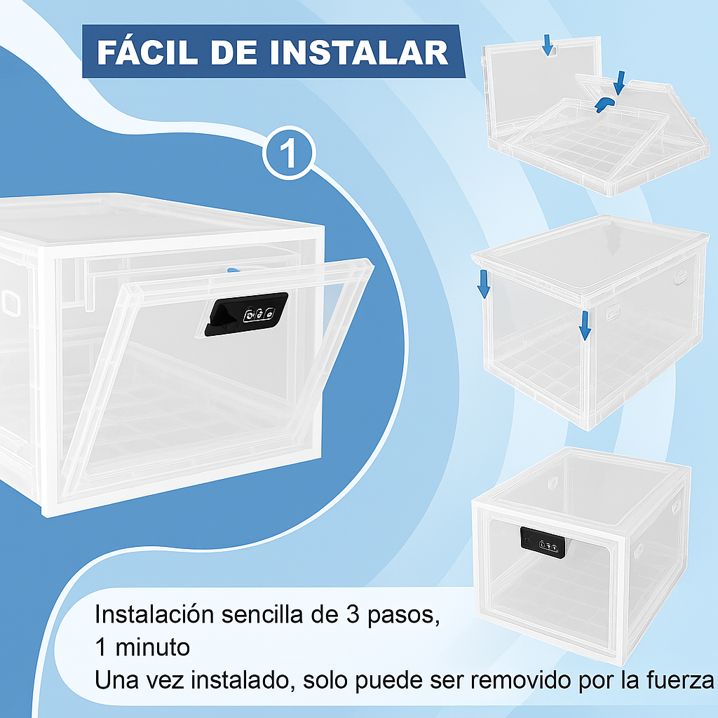 Caja de seguridad multifunción con combinación
