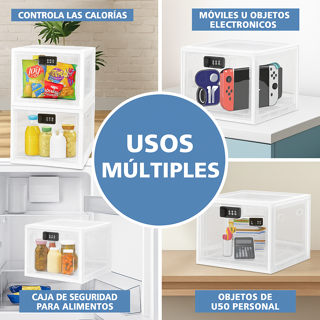Caja de seguridad multifunción con combinación